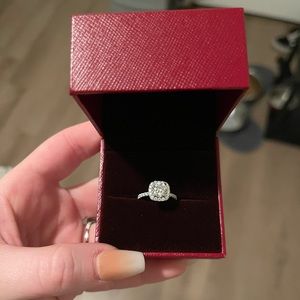 Moissanite Engagement Ring